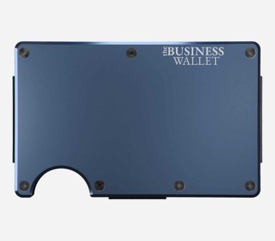 BusinessWallet Aluminium Navy Blue Bankkártyatartó Pénztárca